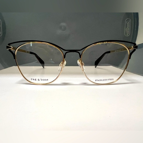 Rag & bone Woman’s Metal CatEye Eyeglass Frames - Picture 1 of 9